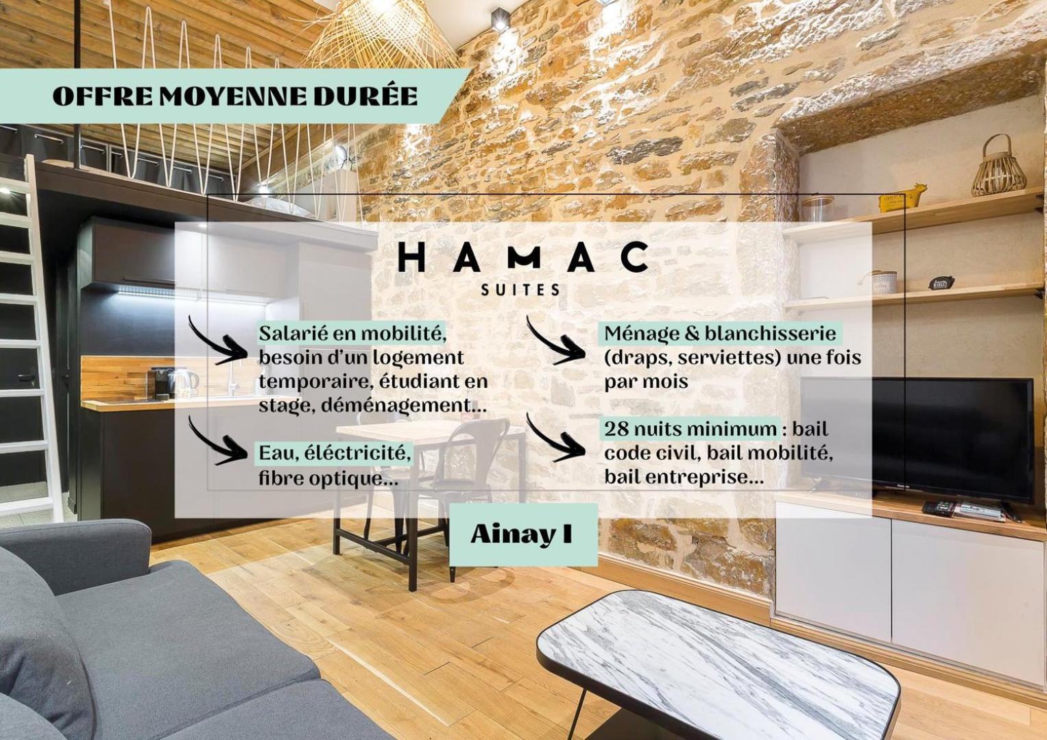 Hamac Suites - Studio Ainay 1 - Hyper Centre Lyon - 2 Personnes Kültér fotó